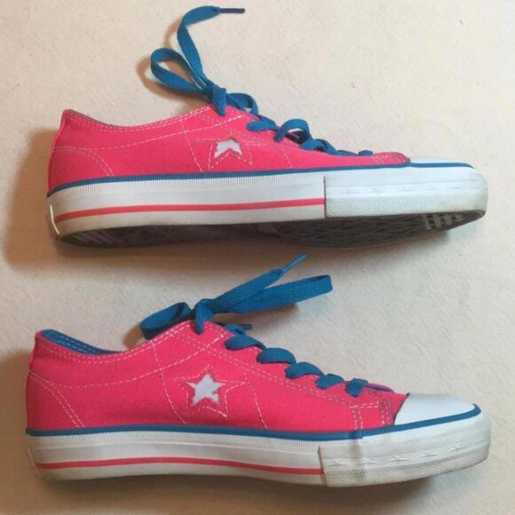 🍁Converse One Star Sneakers pink size 6 - Picture 3 of 8